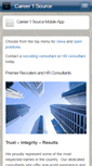 Mobile Screenshot of career1source.com
